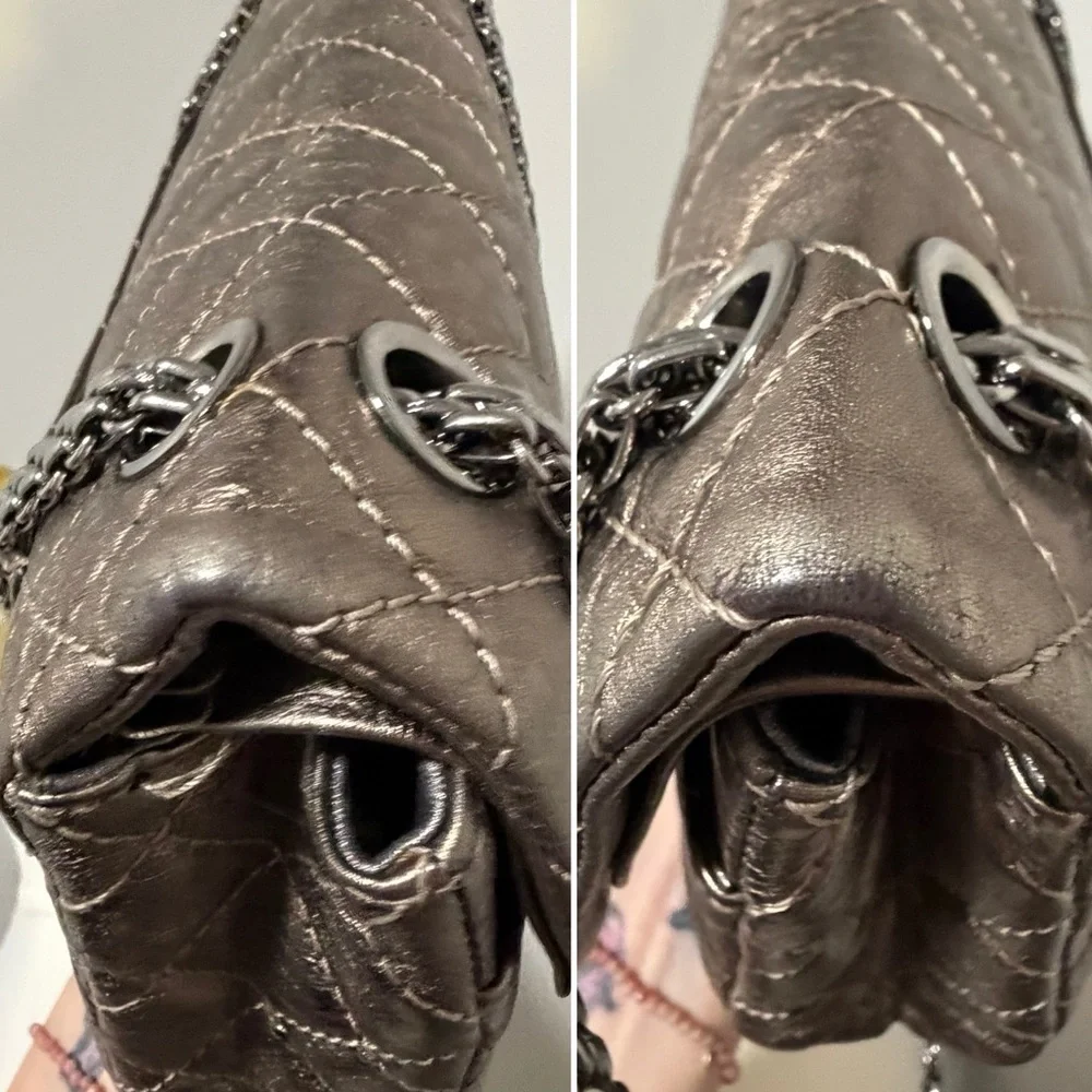 Chanel Reissue 2.55 Metallic Aged Calfskin Flap Bag - Picture 6 of 16